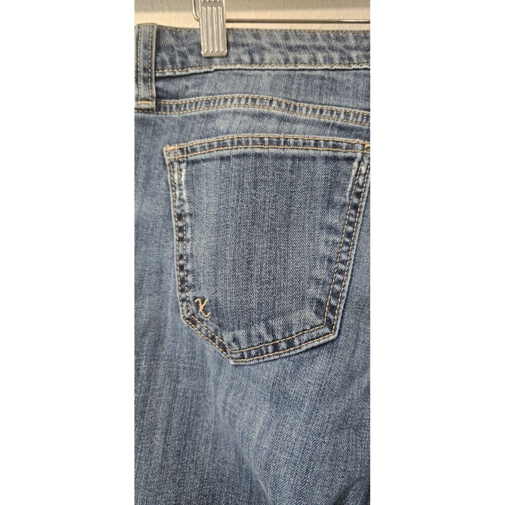 Kut From The Kloth Catherine Boyfriend Jeans Women's Size 10 Distressed Med Wash - Picture 3 of 12